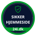 Sikker hjemmeside verificeret af 24i.dk